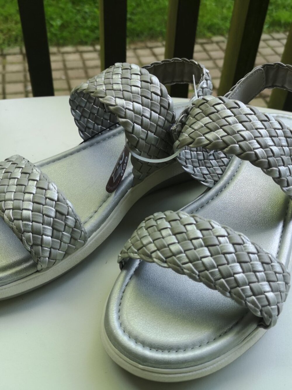 Silver Grey JBU Sandals US 9.5